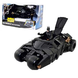 اکشن فیگور بتمن 10 سانتی متری و بتموبیل Batmobile with Batman-اسباب بازی